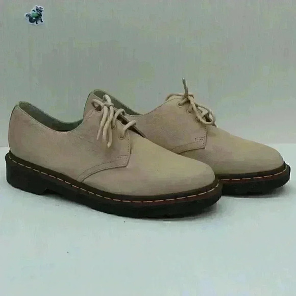 Dr. Martens 23722 Unisex Tan Leather 3 Eye Oxfords Shoes Size US W 9/ M 7 - Picture 2 of 11